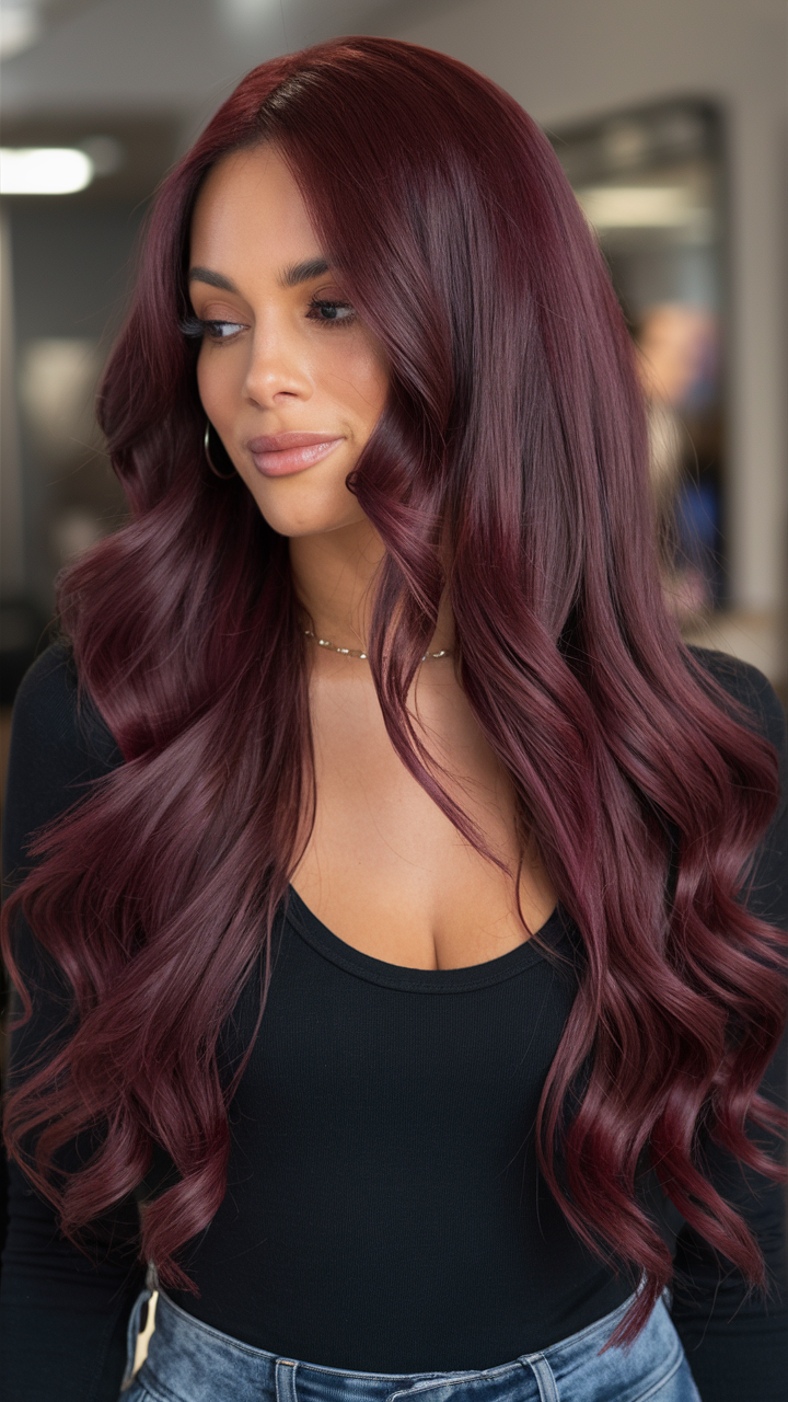 Трендовий Cherry Cola hair color 2025: що потрібно знати