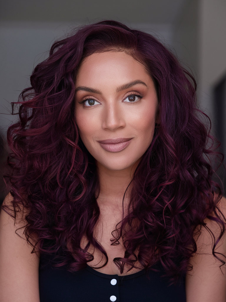 Модний Burgundy Hair Color 2025: тренди та ідеї