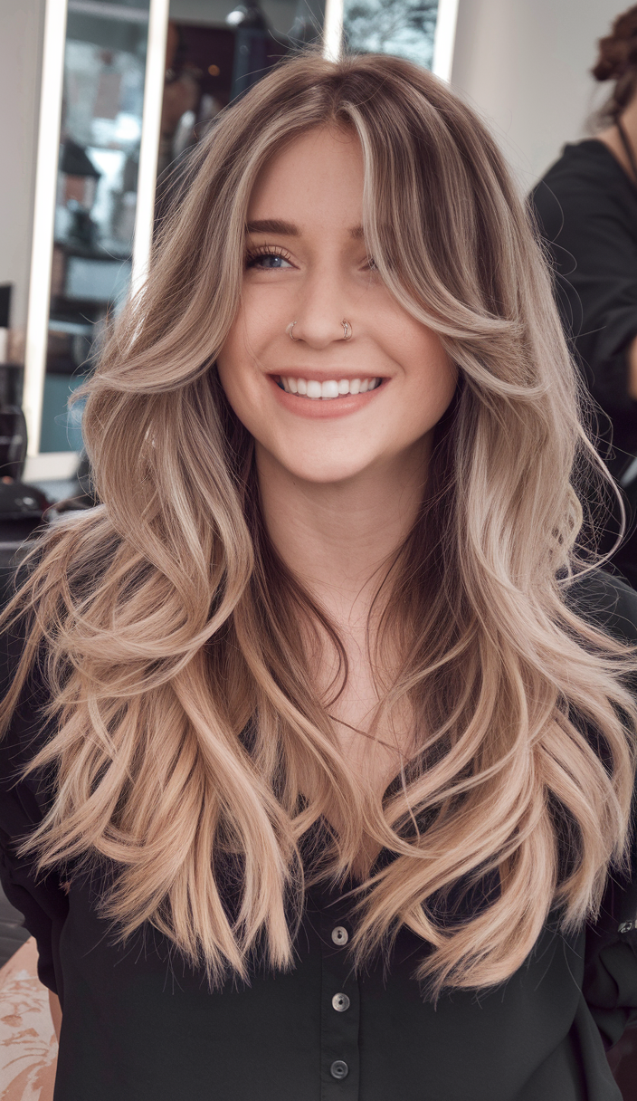 Трендовый Bronde Balayage 2025: Натуральная красота в каждом оттенке