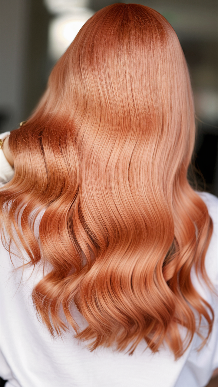 Peach Hair Color 2025: трендові відтінки для стильного образу