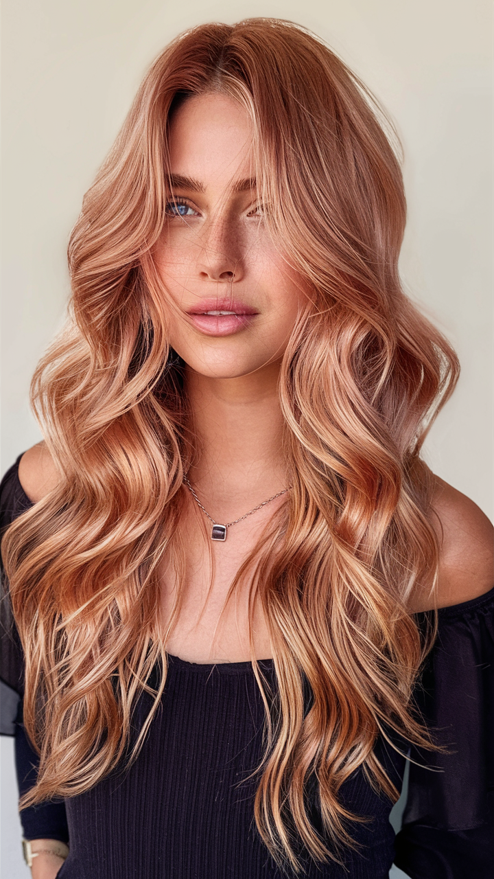 Peach Hair Color 2025: трендові відтінки для стильного образу