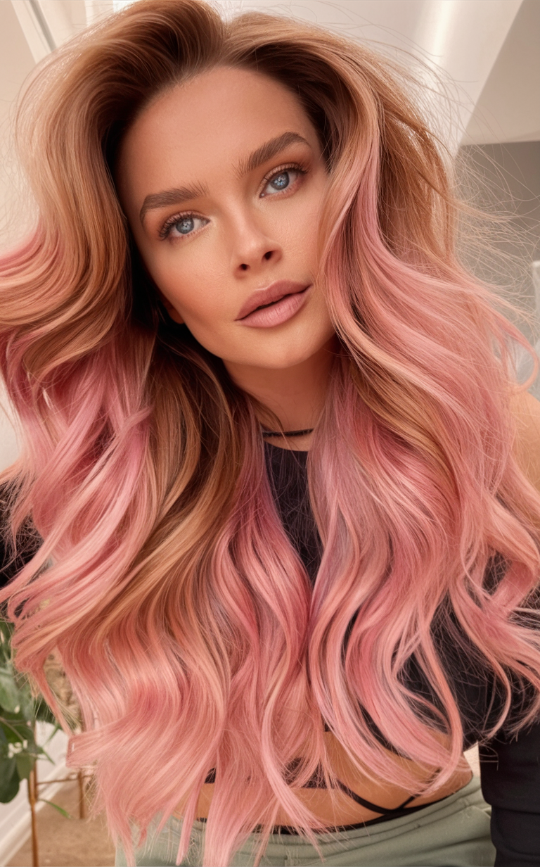 Peach Hair Color 2025: трендові відтінки для стильного образу