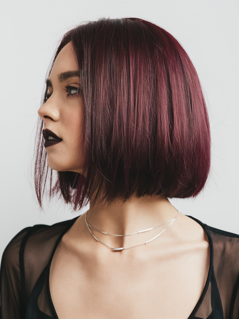 Модний Burgundy Hair Color 2025: тренди та ідеї