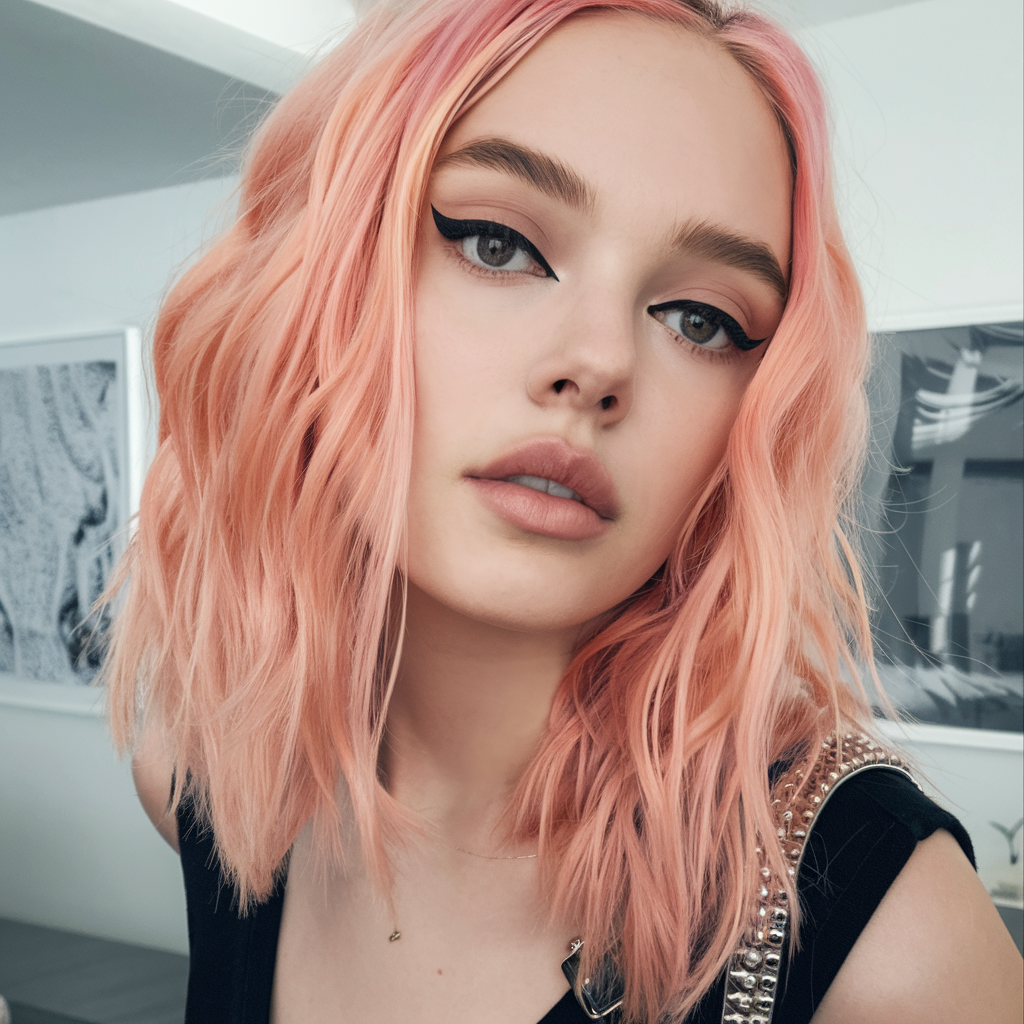 Peach Hair Color 2025: трендові відтінки для стильного образу