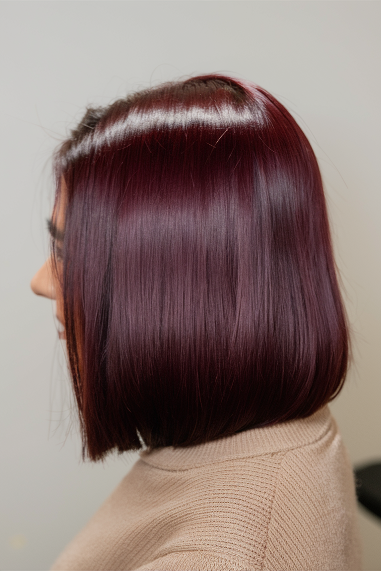 Модний Burgundy Hair Color 2025: тренди та ідеї