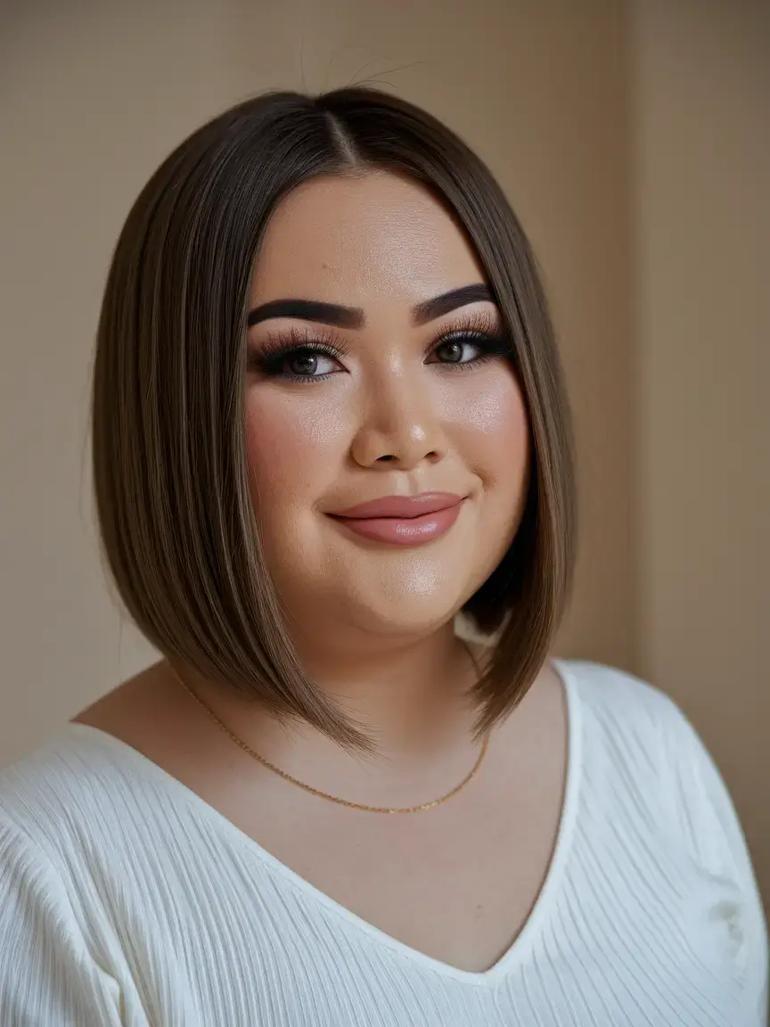 Кращі стрижки на літо 2025 для пухких облич - 15 ідей, що роблять обличчя стрункішим