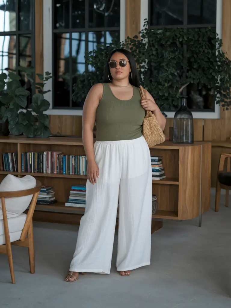 Літо 2025: 20 стильних ідей вбрання для жінок великих розмірів