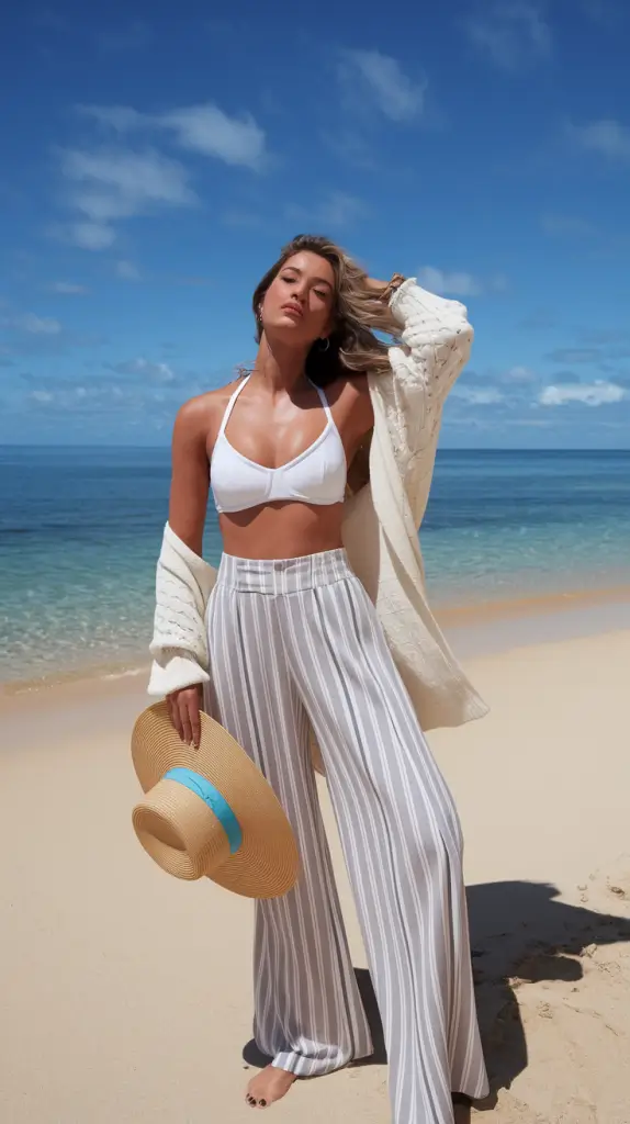 20 идей стильного пляжного образа на лето 2025