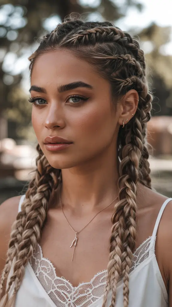 20 модних ідей зачісок з косами на літо 2025