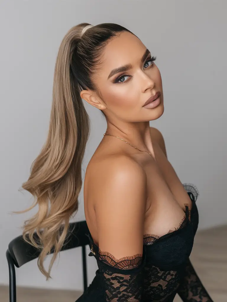 Зачіски з хвостиком — 15 модних ідей для літа 2025