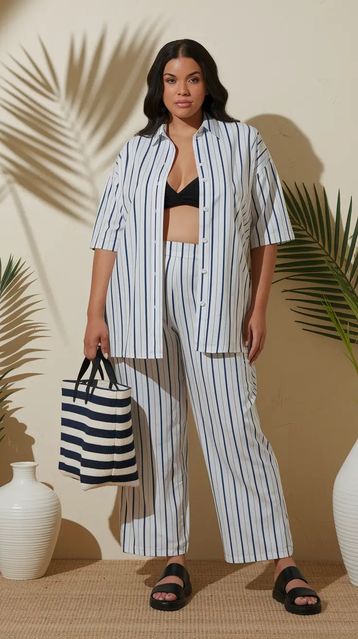 Літо 2025: 20 стильних ідей вбрання для жінок великих розмірів