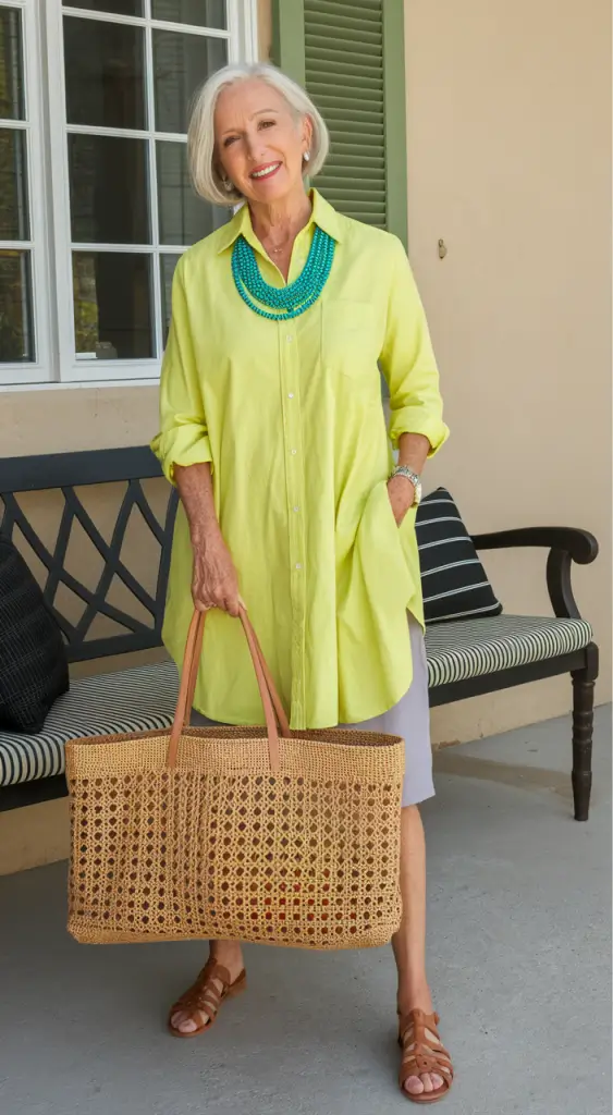 Наряди для жінок після 60: 15 літніх ідей для стильного образу 2025 року