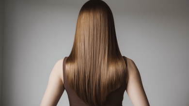 ЖІнка з прямим волоссям