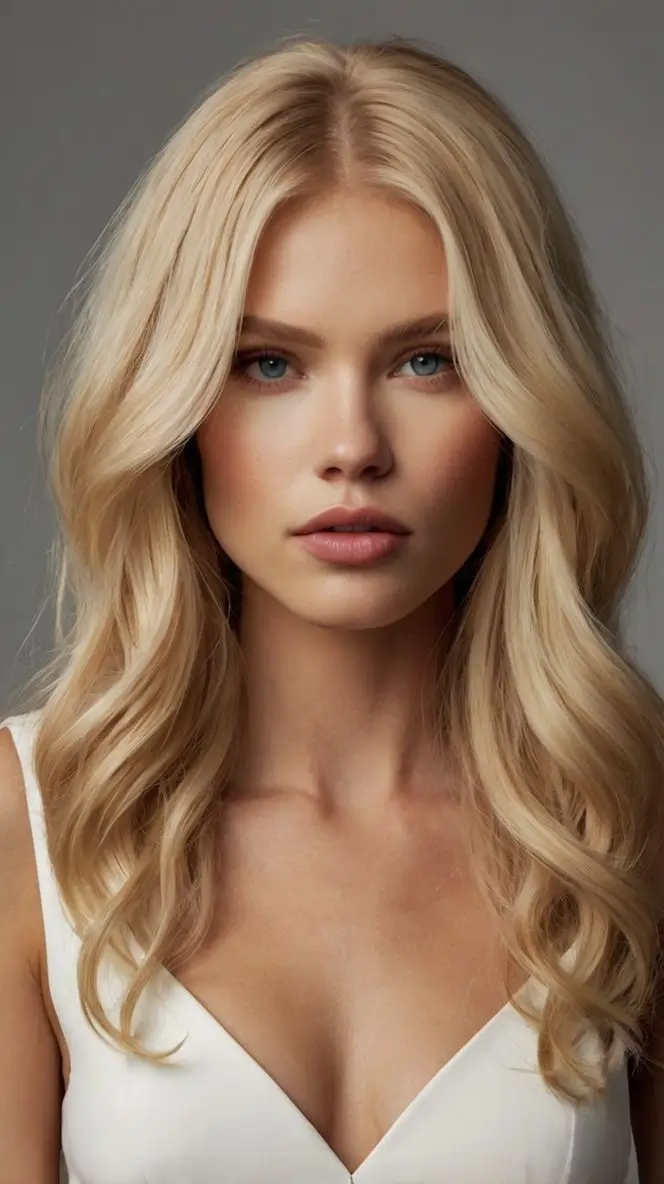 Карамельный блонд — трендовый цвет волос летом 2025: 20 стильных идей