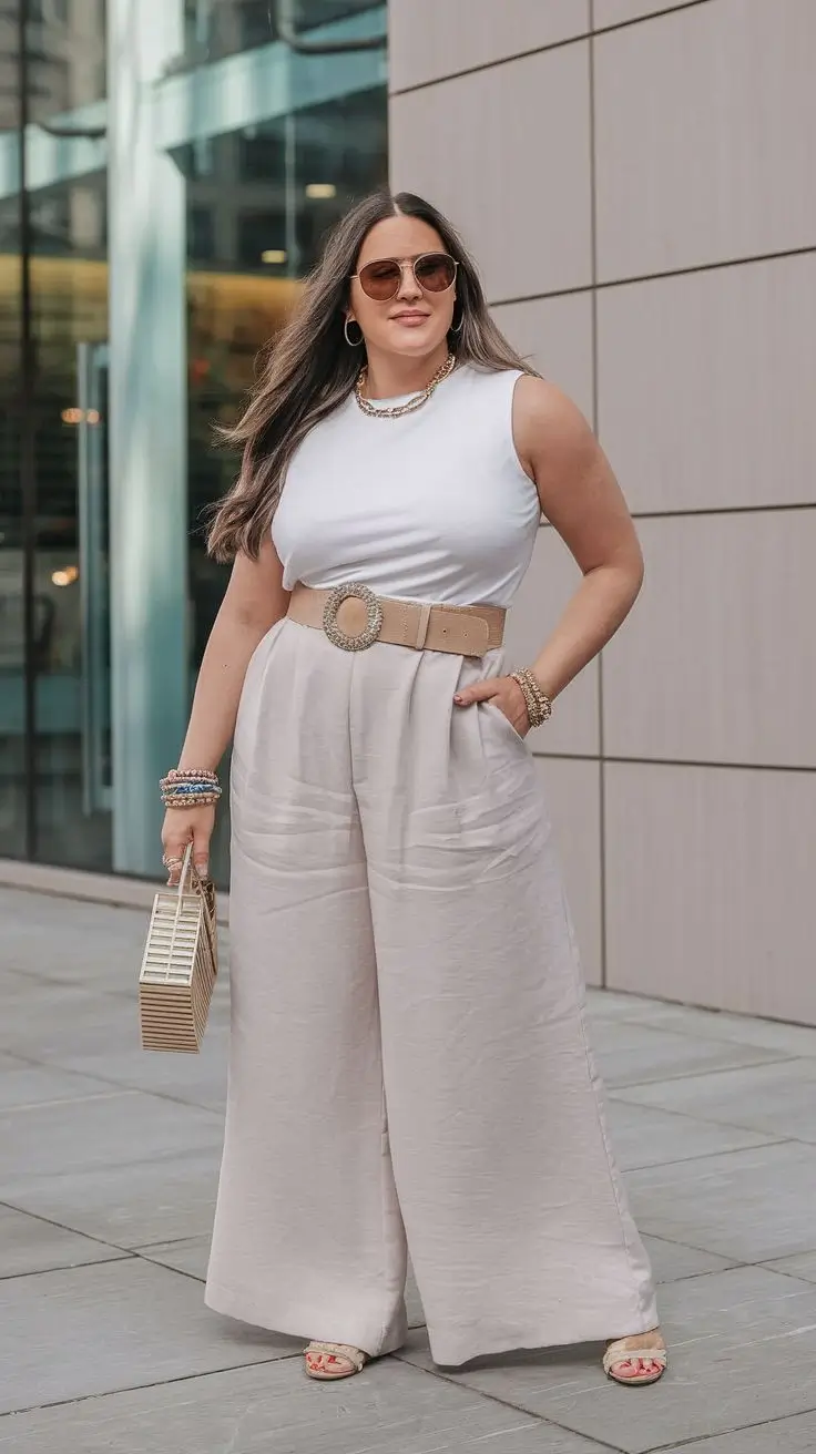 Летняя мода 2025 для полных женщин: 20 стильных идей