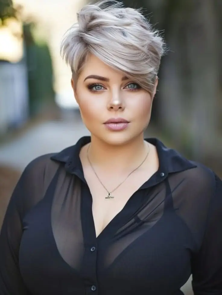 Трендові літні стрижки для круглого обличчя: 15 стильних ідей на 2025 рік