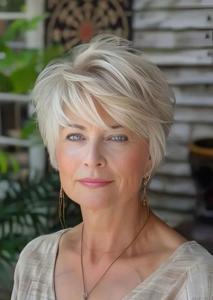 Модные летние стрижки для женщин после 50 лет: 20 стильных решений