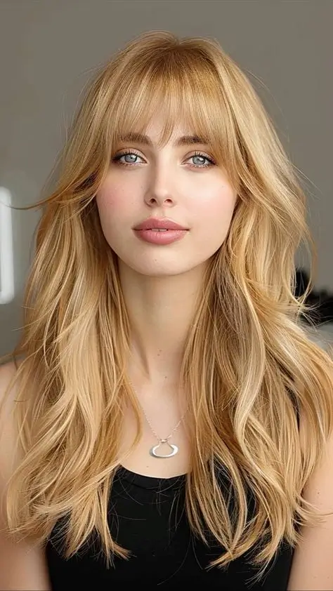 Карамельный блонд — трендовый цвет волос летом 2025: 20 стильных идей