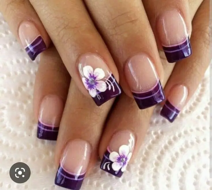 Трендовый летний френч 2025 на короткие ногти — 20 свежих идей