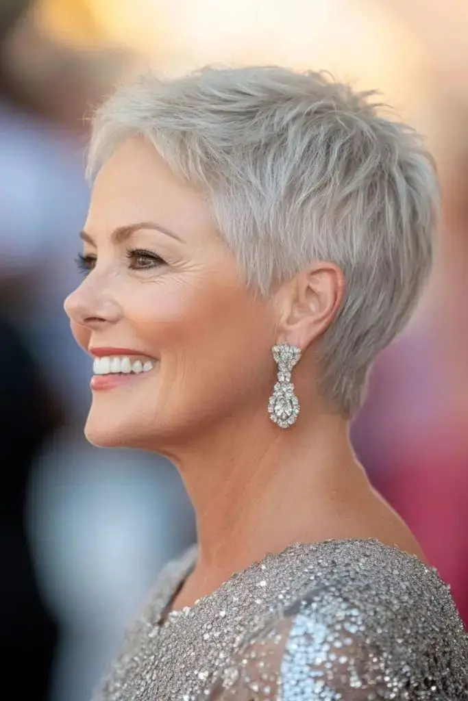 Летние стрижки, которые подчеркивают благородство седины: 15 стильных идей