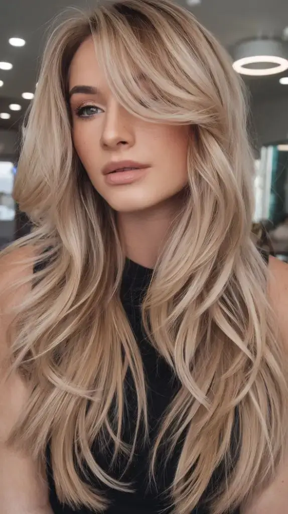 Карамельный блонд — трендовый цвет волос летом 2025: 20 стильных идей