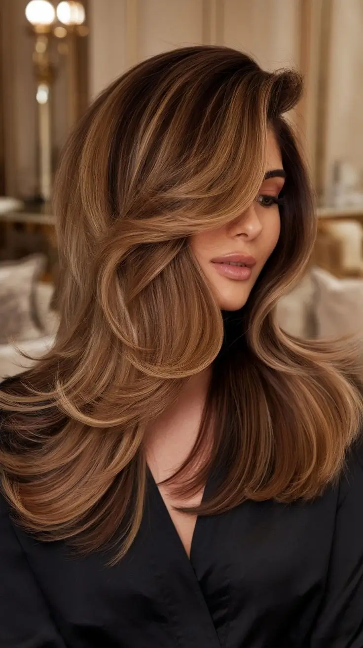 20 модных летних оттенков для тёмных волос, которые будут в тренде в 2025 году