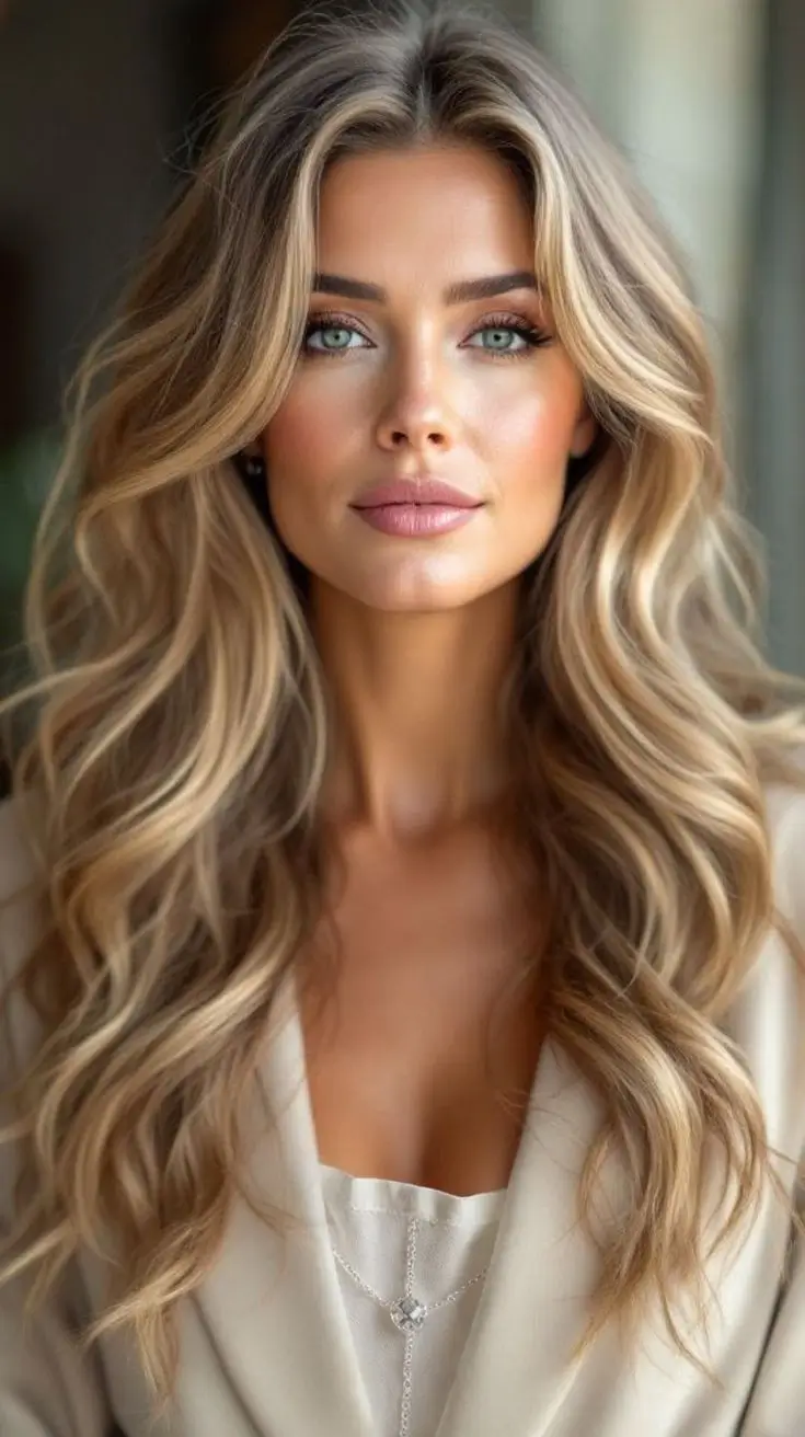 Карамельный блонд — трендовый цвет волос летом 2025: 20 стильных идей