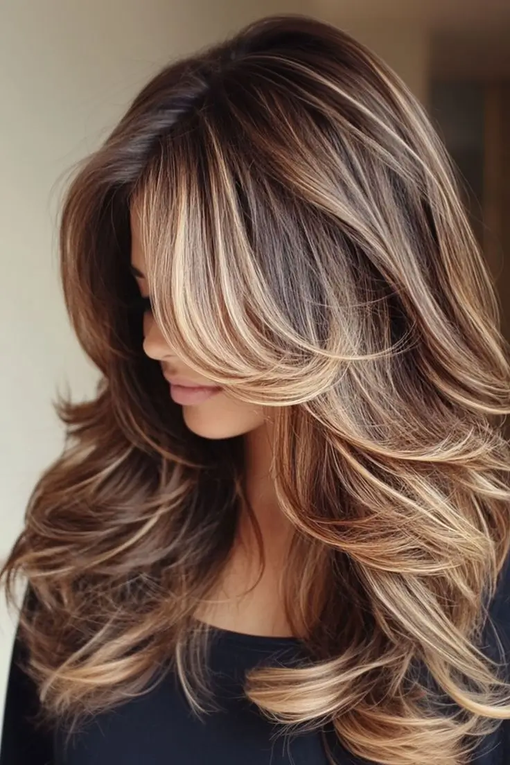 20 модных летних оттенков для тёмных волос, которые будут в тренде в 2025 году