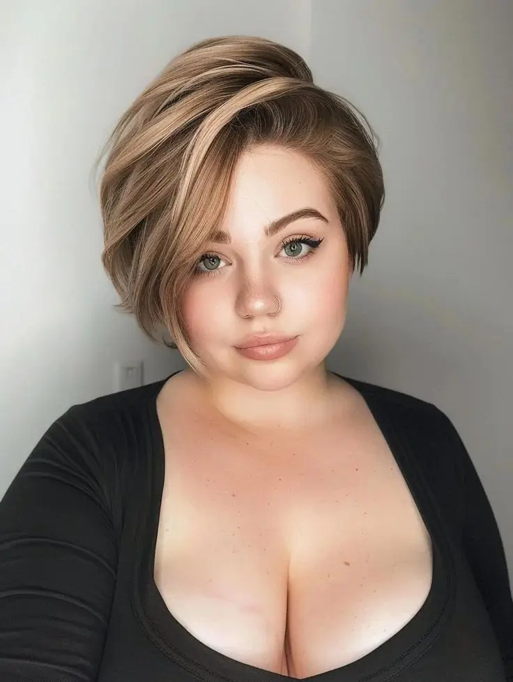 Трендові літні стрижки для круглого обличчя: 15 стильних ідей на 2025 рік