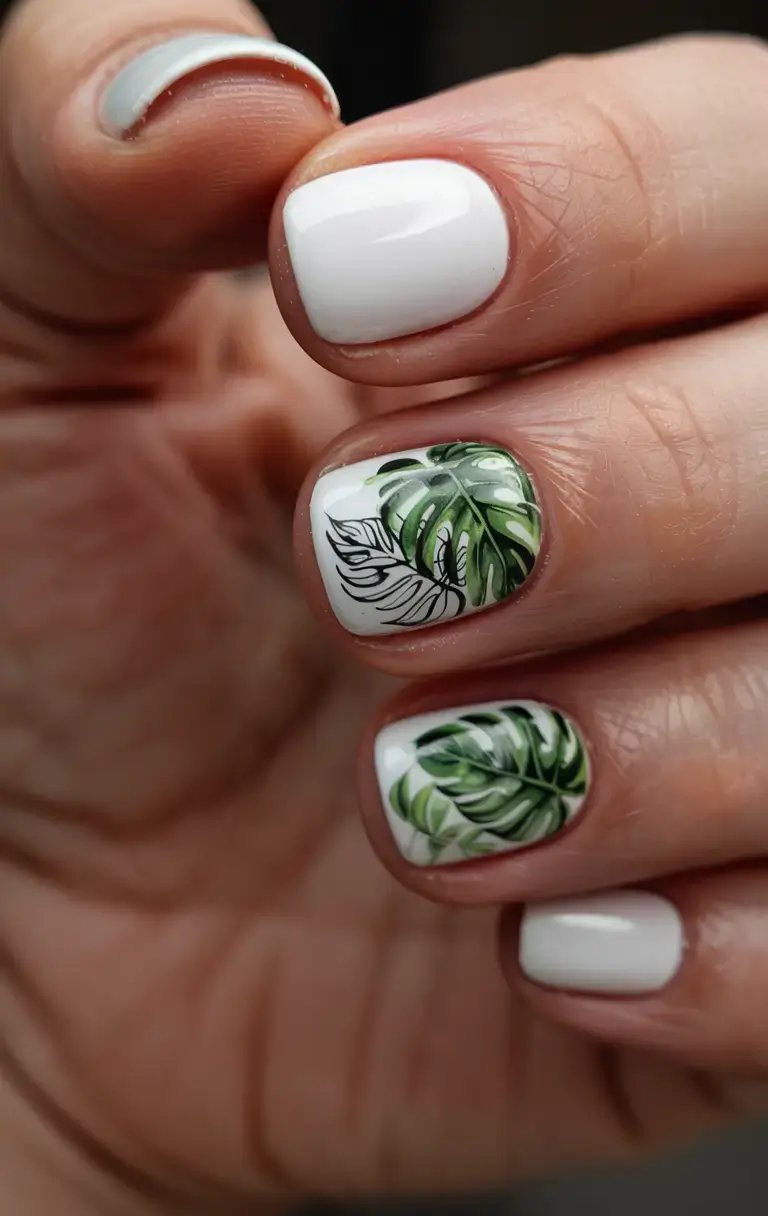 Идеи дизайна коротких ногтей: 18 модных вариантов летнего маникюра 2025