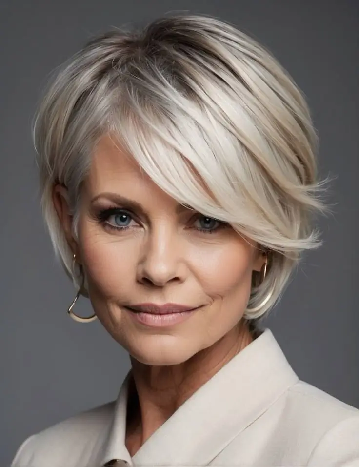 Модные летние стрижки для женщин после 50 лет: 20 стильных решений