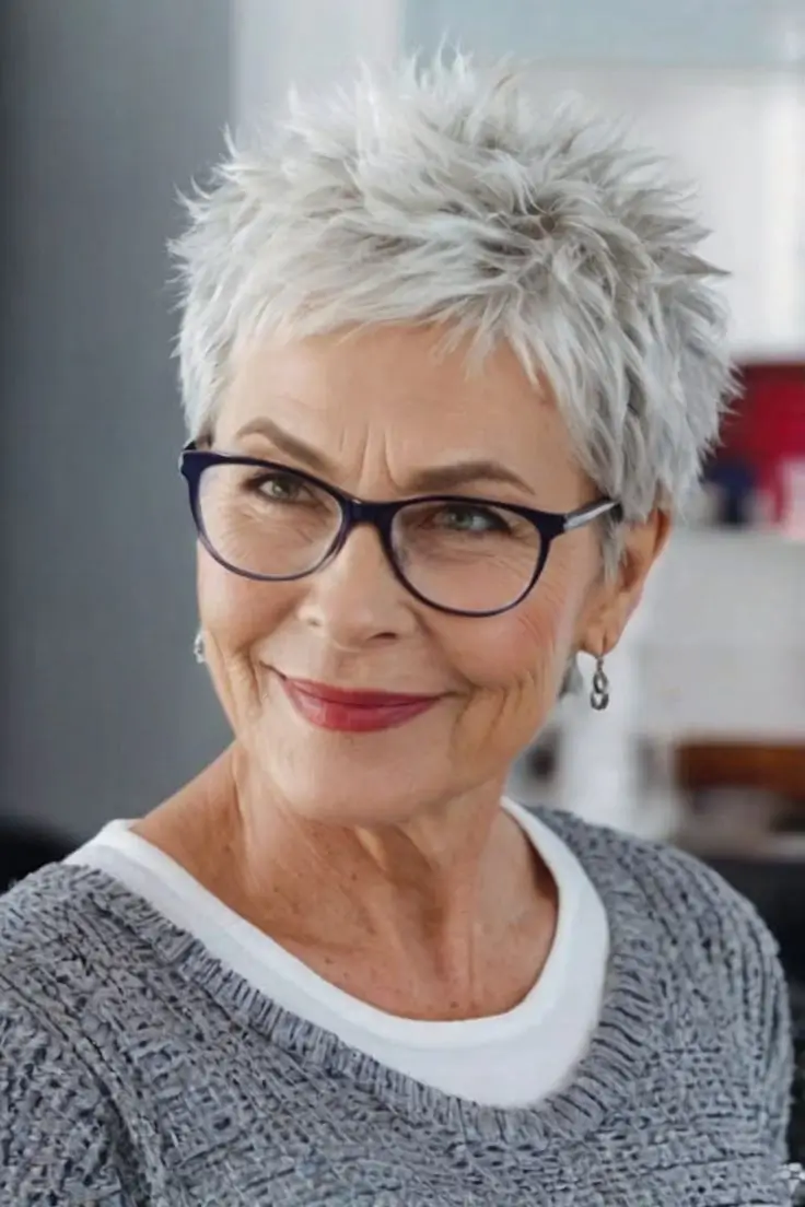 Летние стрижки, которые подчеркивают благородство седины: 15 стильных идей