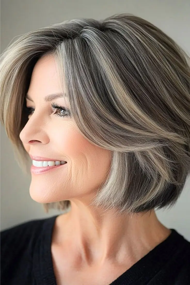 18 трендових кольорів волосся для жінок після 50 років — омолоджуючі ідеї літа 2025