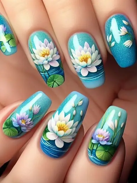 Летний нейл-арт 2025: 15 модных идей маникюра на жаркий сезон