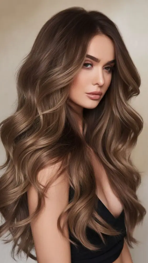 20 модных летних оттенков для тёмных волос, которые будут в тренде в 2025 году