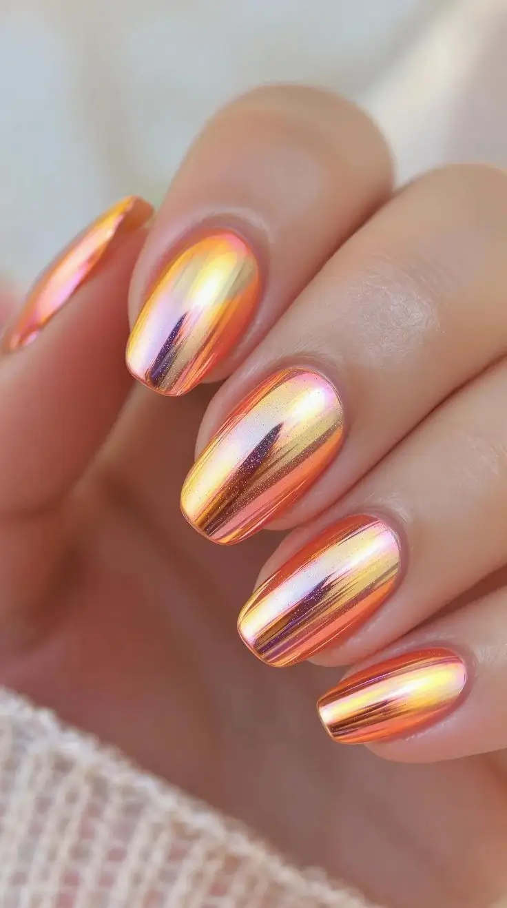 Хромированные ногти: 15 стильных идей летнего маникюра 2025