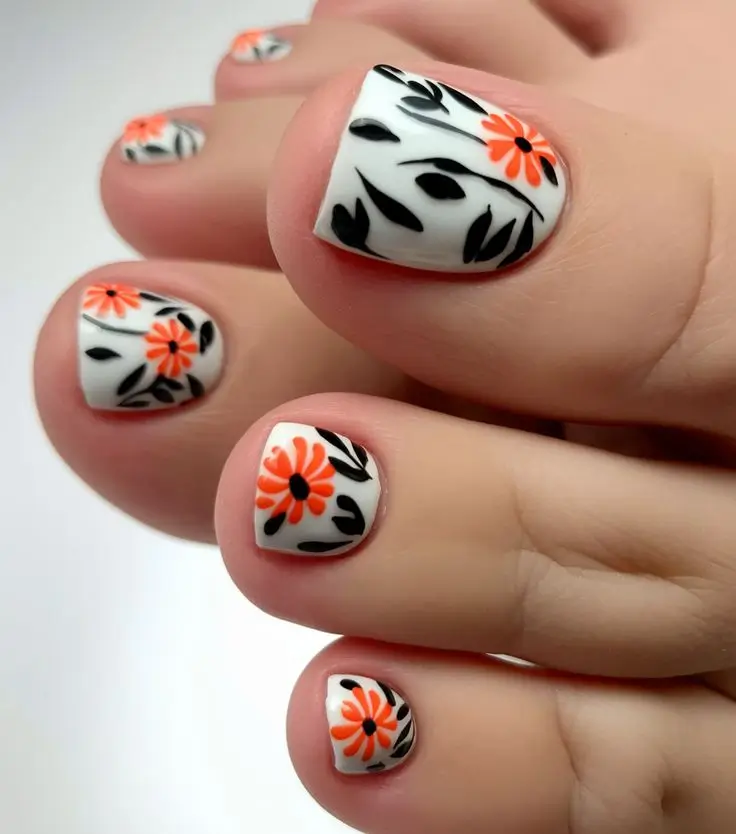 Модный летний дизайн для педикюра 2025: 20 лучших идей