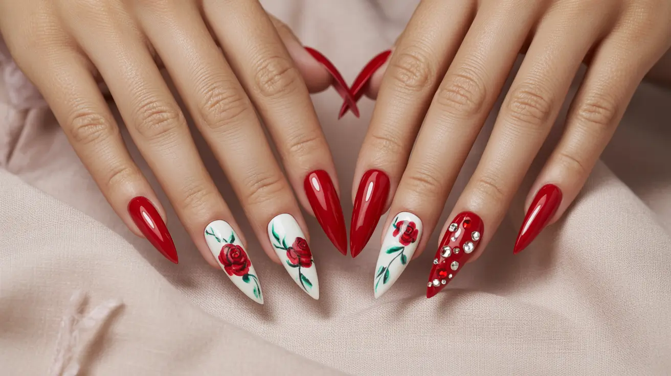 Червоний манікюр – найкращі літні відтінки та ідеї 2025 року