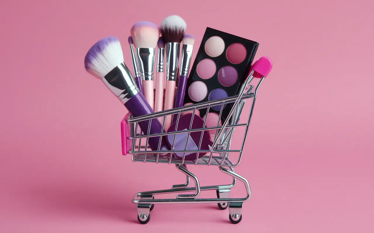 Тележка с косметикой