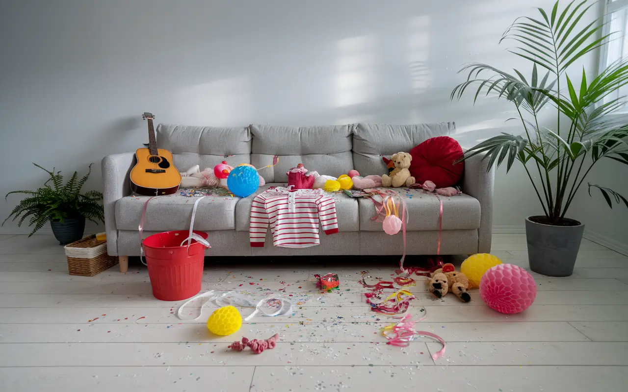 Кімната, в якій безлад з речей