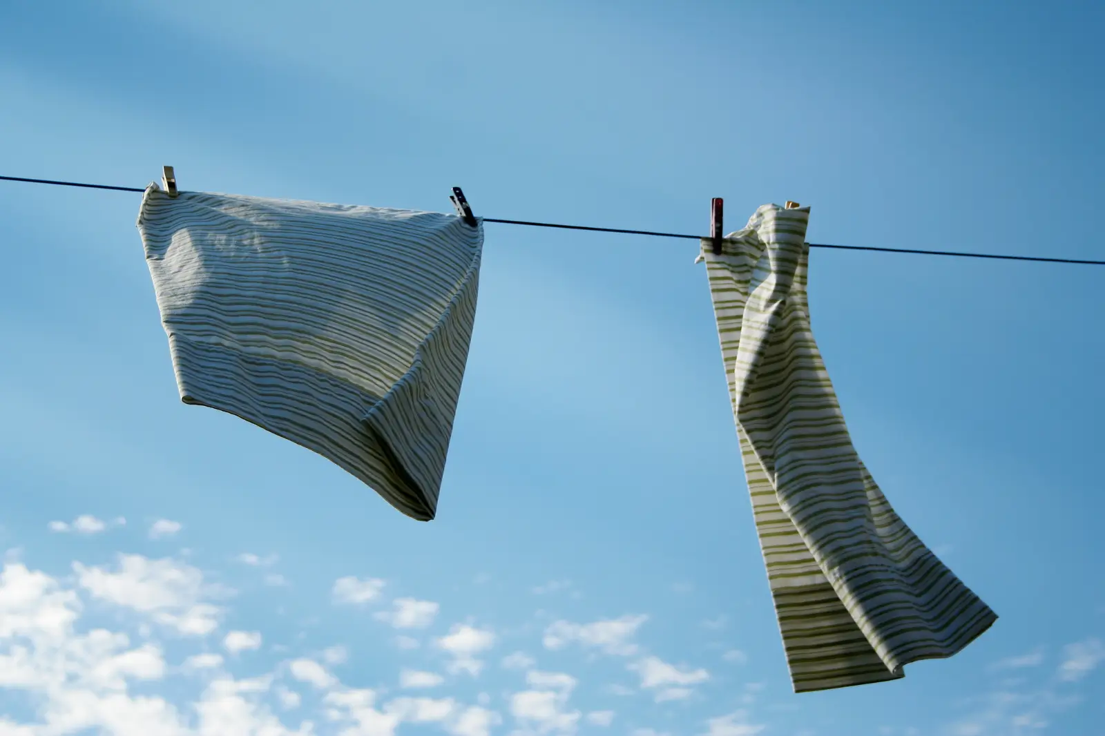 Наволочки сушаться