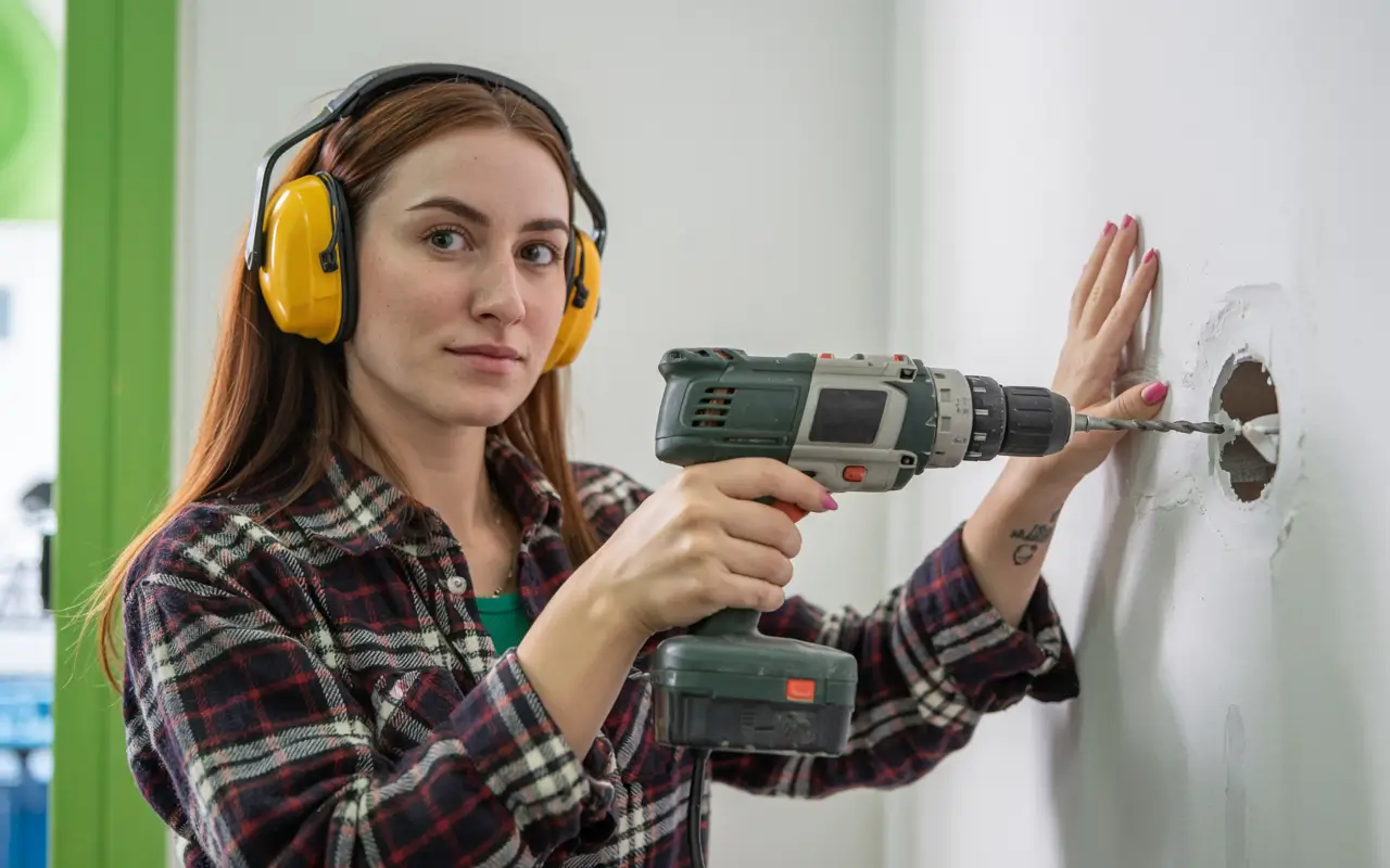 Дівчина з інструментом