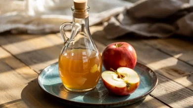 Яблучний оцет та яблука