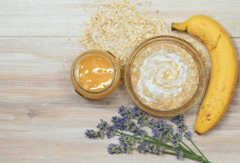 Маска з бананом і всі складові для неї