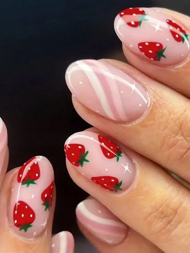 Клубничные маршмеллоу-облака
