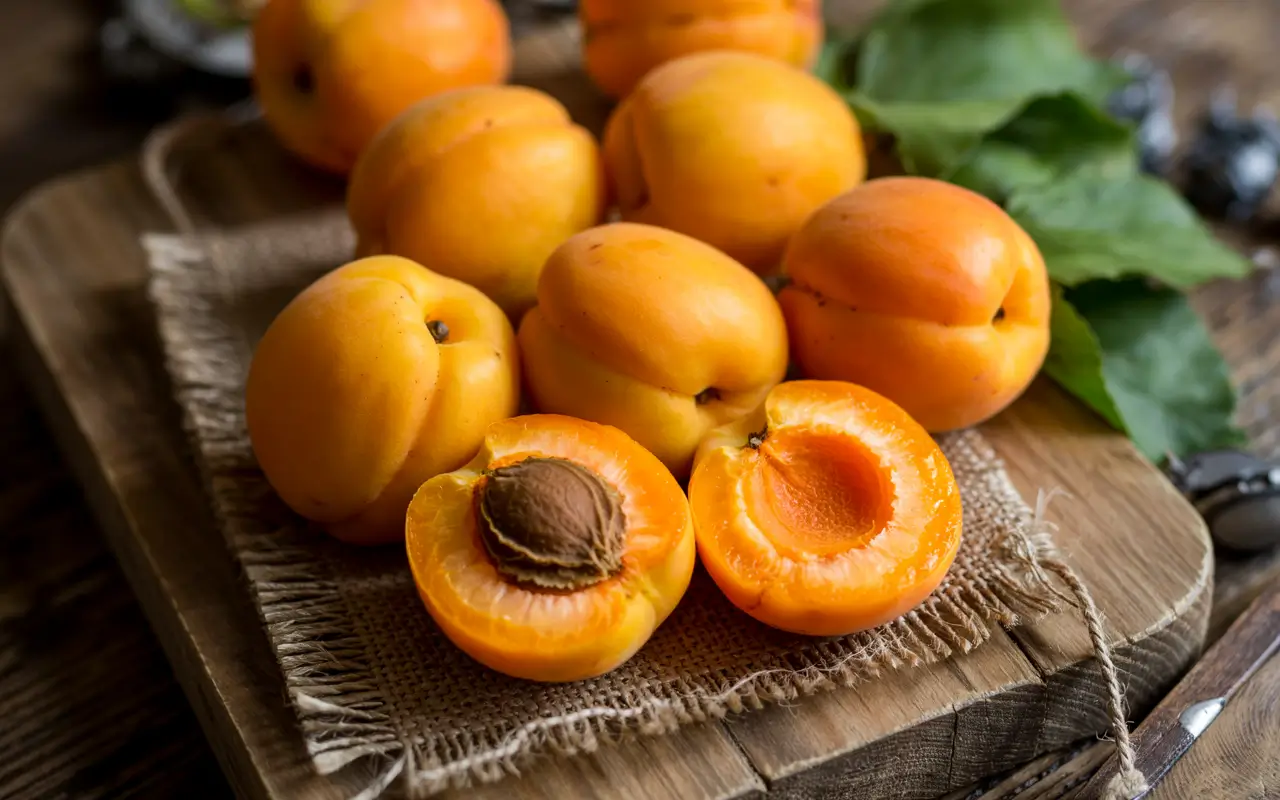 Абрикоси у тарілці