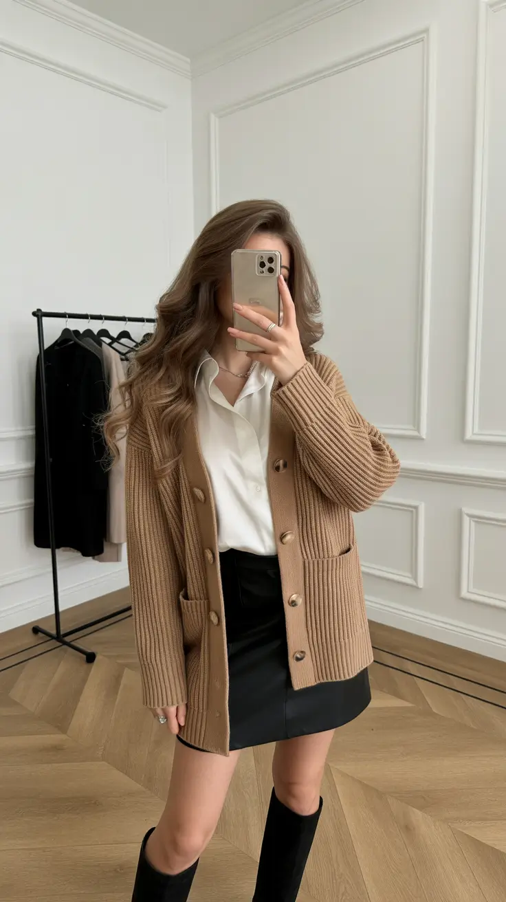 декабрьские наряды для женщин Мягкие нейтральные цвета и классический комфорт