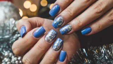 Зимова Казка на Нігтях: ТОП-49 Синіх Зимових Дизайнів 2026