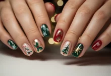 Модні Різдвяні Гель-Нігті 2025: 22 Супер Ідеї для Твого Чарівного Образу!