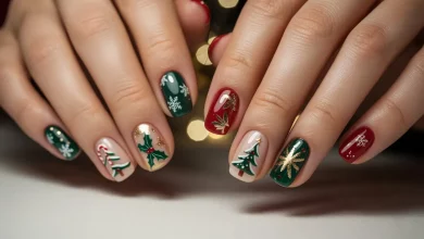 Модні Різдвяні Гель-Нігті 2025: 22 Супер Ідеї для Твого Чарівного Образу!